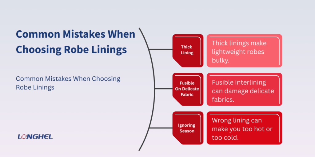 Common Mistakes When Choosing Robe Linings