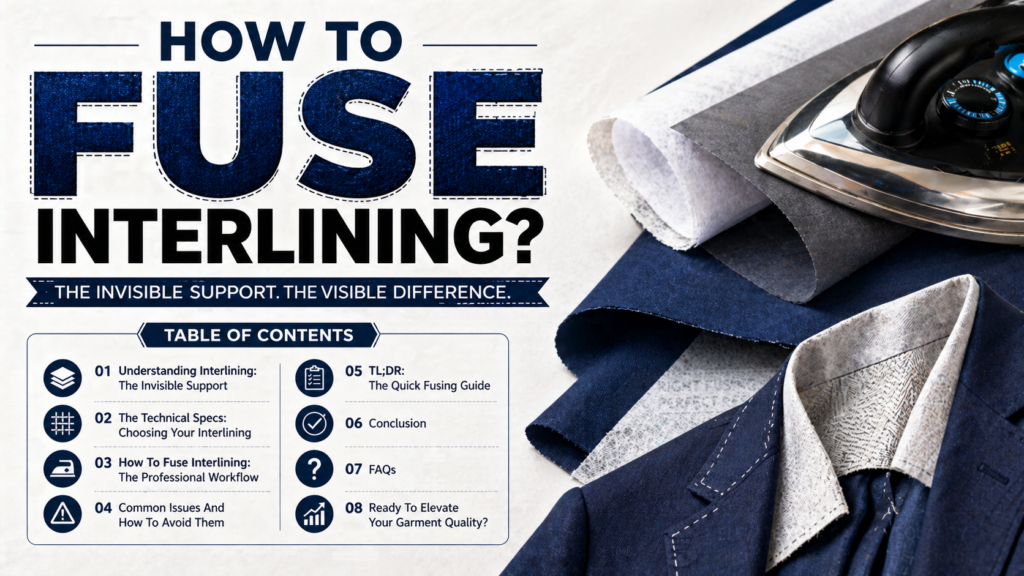 How To Fuse Interlining?