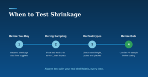 Why Is the Shrinkage Rate of Collar Interlining Fabric Important?